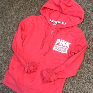 Full zip Pink Victoria’s Secret Jacket